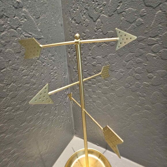Gold Arrow Jewelry Stand 16" Earring Stand Umbra 3 Tier - Picture 2 of 4